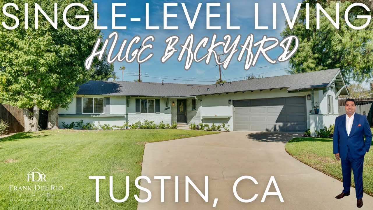 Inside a Tustin Dream Home | Single-Level Living on an 11,500 SqFt Lot in Orange County CA