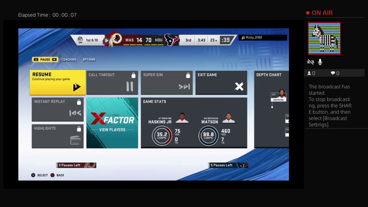 hitdatthead33317's Live PS4 Broadcast