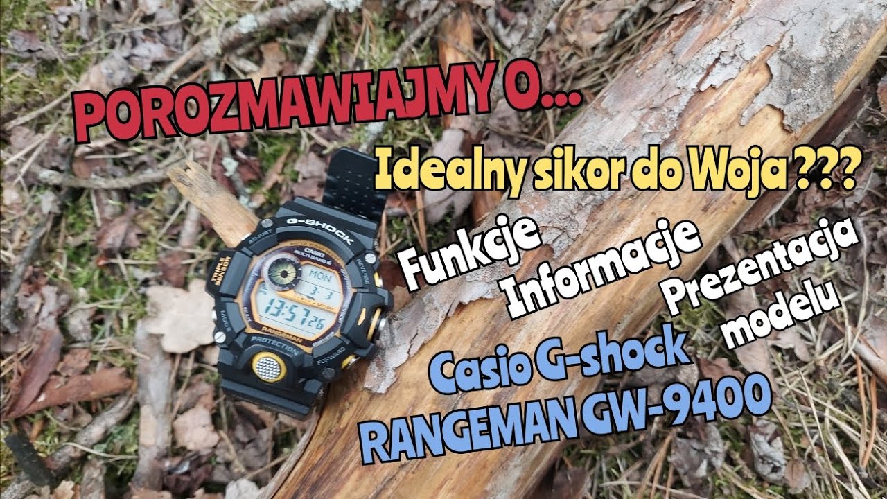 Casio G-shock GW-9400 RANGEMAN funkcje informacje prezentacja modelu film z serii Porozmawiajmy o...