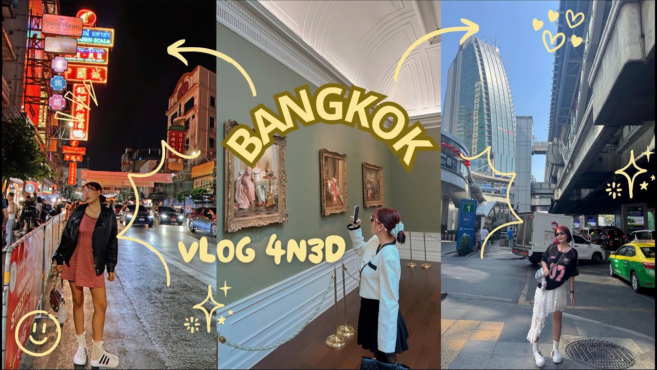 Thailand Bangkok Vlog #1 🇹🇭 Lần đầu du lịch Thái Lan cùng bạn bè