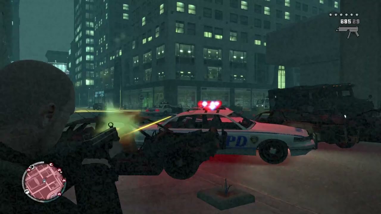 GTA IV TLAD: Police Shootout with Johnny, Clay, & Terry, + 6 Star Wanted Level Escape #17 🚨🚨🚨🚨