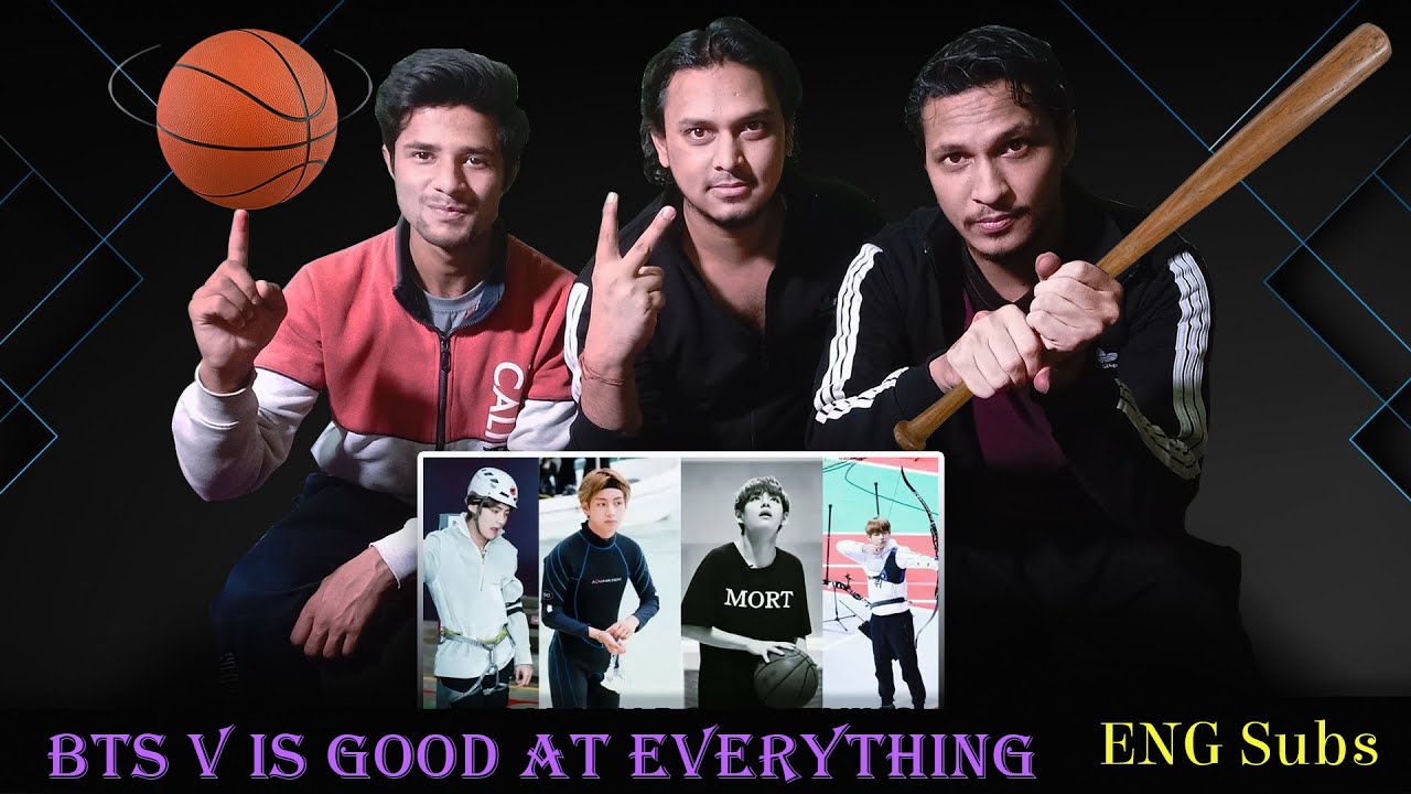 bts v is good at everything INDIAN reaction