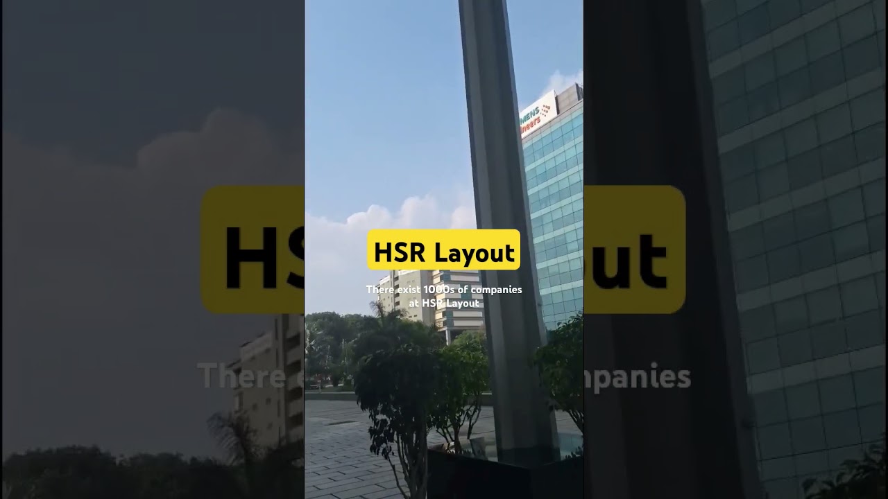 Companies at HSR Layout 🏢 #bengaluru