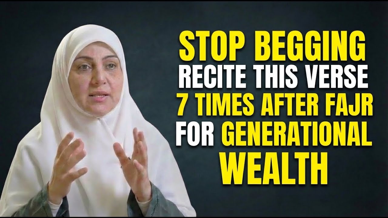 STOP Begging Recite This Powerful Dua 7 Times After Fajr for Endless Rizq & Wealth Dr. Haifaa Younis