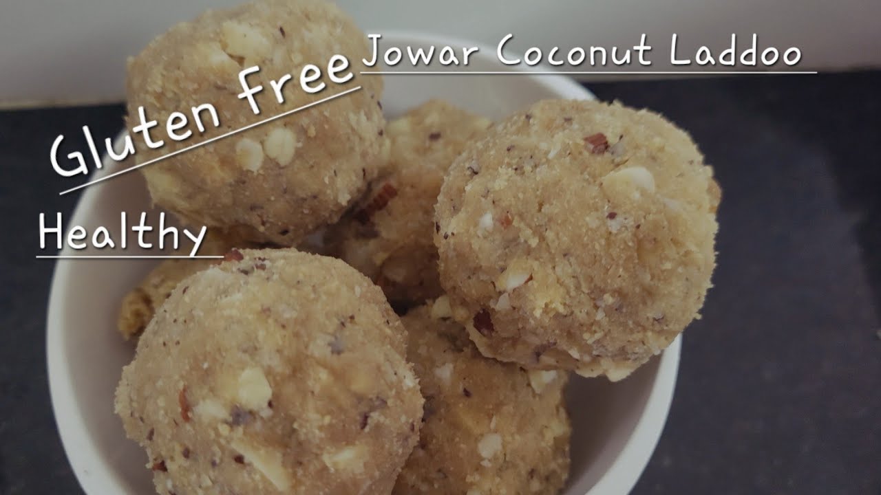 Easy Jowar Coconut Laddoos  with Jaggery | Sorghum Millet Laddoos | Gluten free 