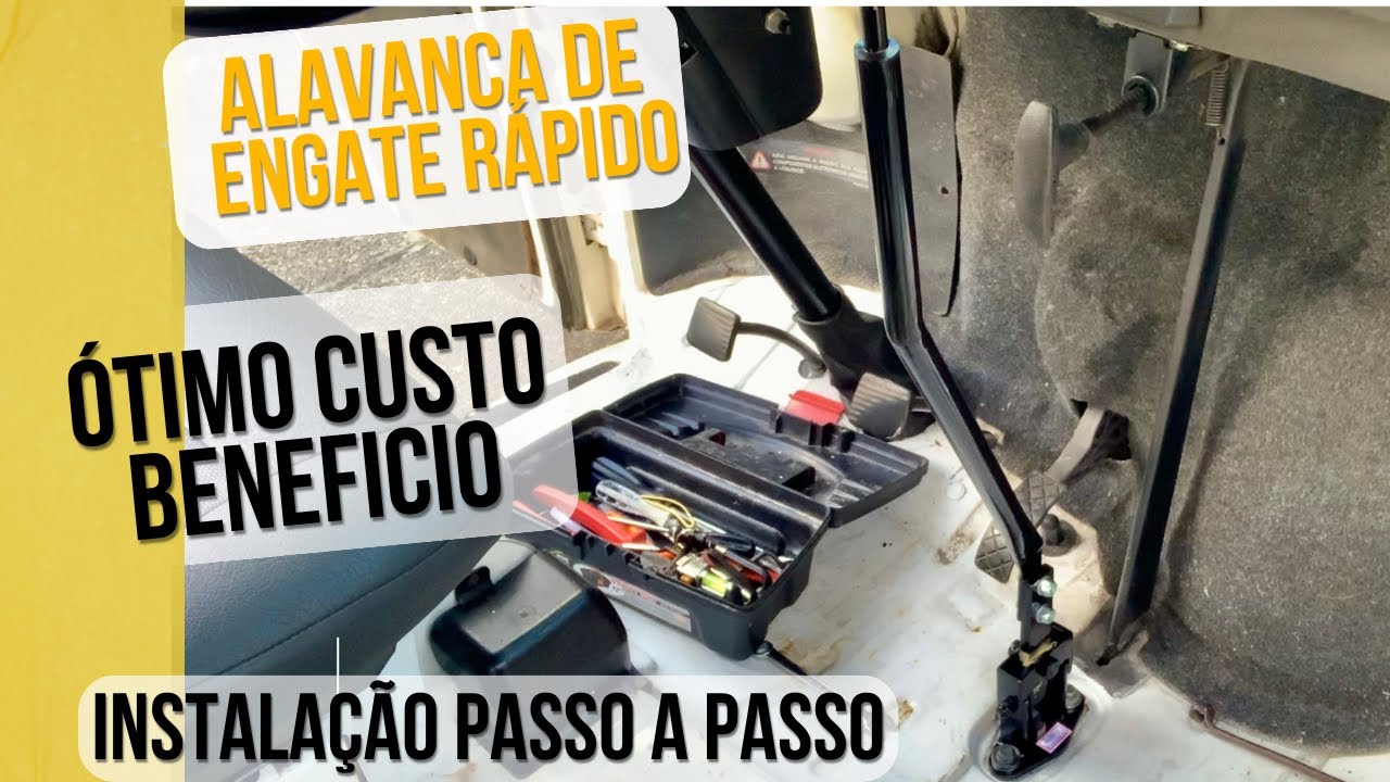 Instalação na Kombi da alavanca de engate rápido Lady Stilo.