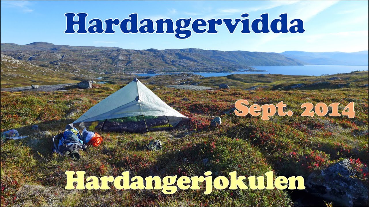 Wandern auf der Hardangervidda um den Gletscher Hardangerjøkulen