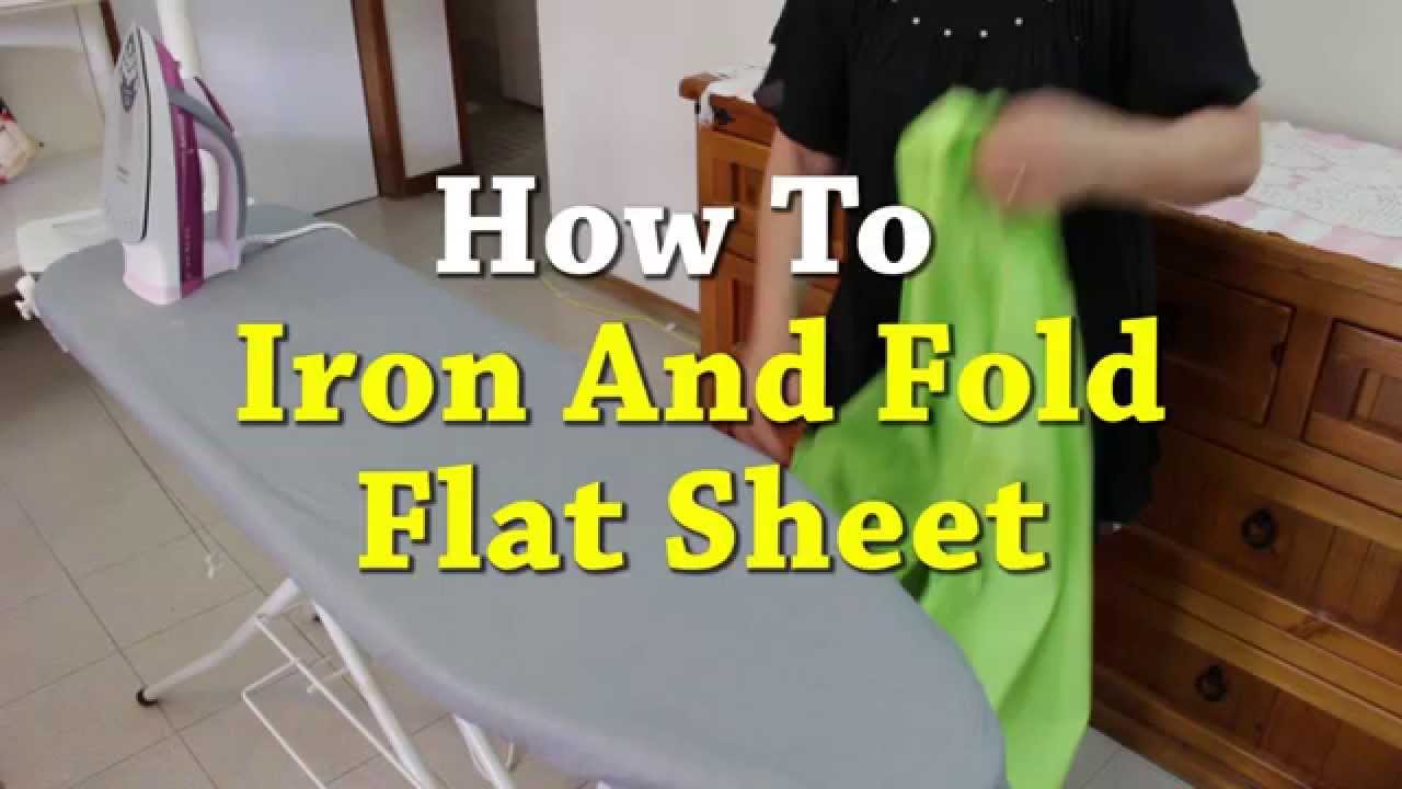 How To  Fold Flat Sheet
