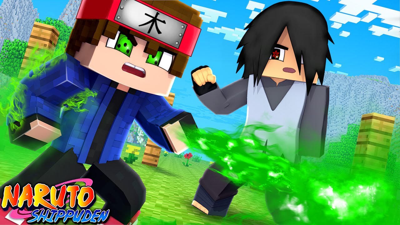 Minecraft : NARUTO G 🟢 - TREINAMENTO DE SASUKE ! Ep 2