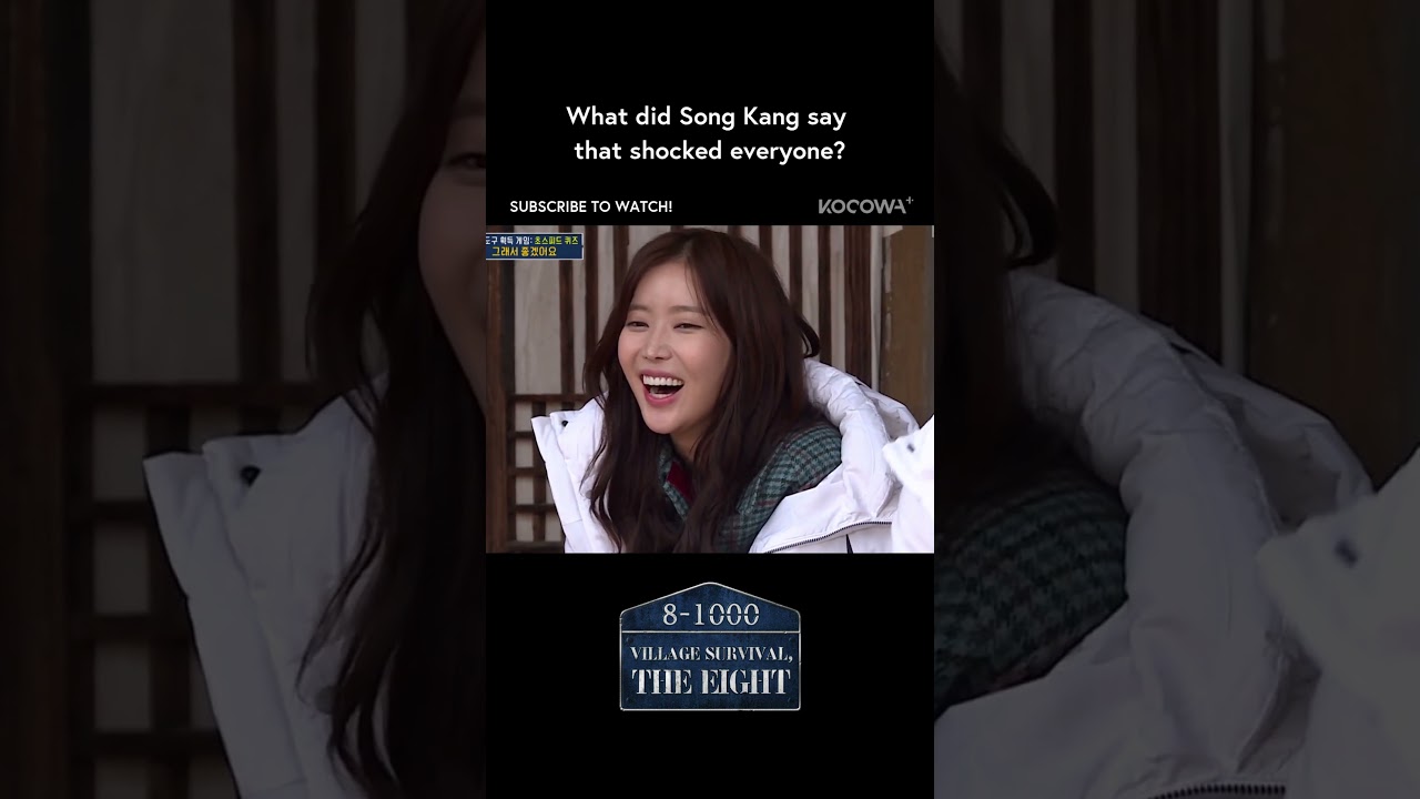 What #SongKang said is definitely unexpected!  #kvariety #kocowa #villagesurvivaltheeight #Jennie