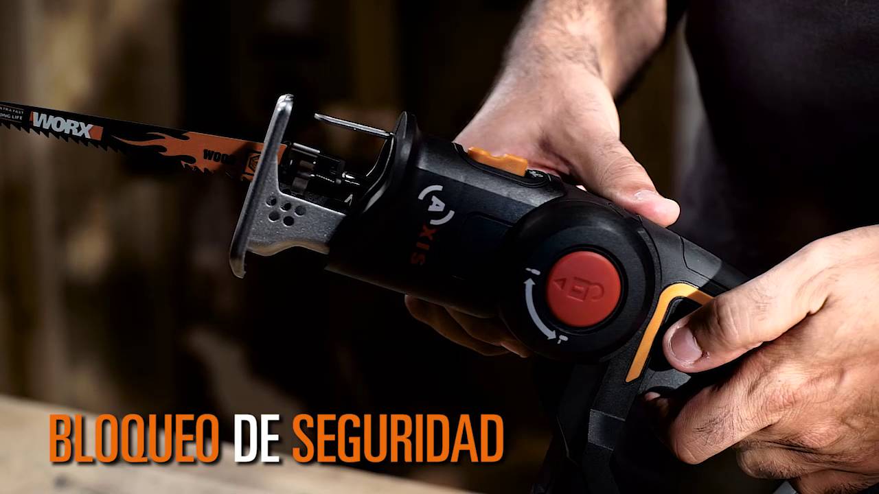 WORX WX550 AXIS Sierra 2 en 1, sable y de calar 20V.      ES