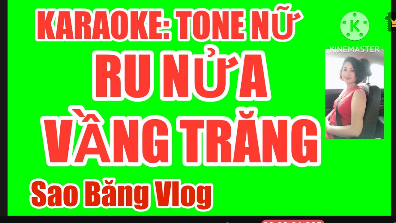 KARAOKE: RU NỬA VẦNG TRĂNG - TONE NỮ. TÁC GIẢ: HUY PHƯƠNG