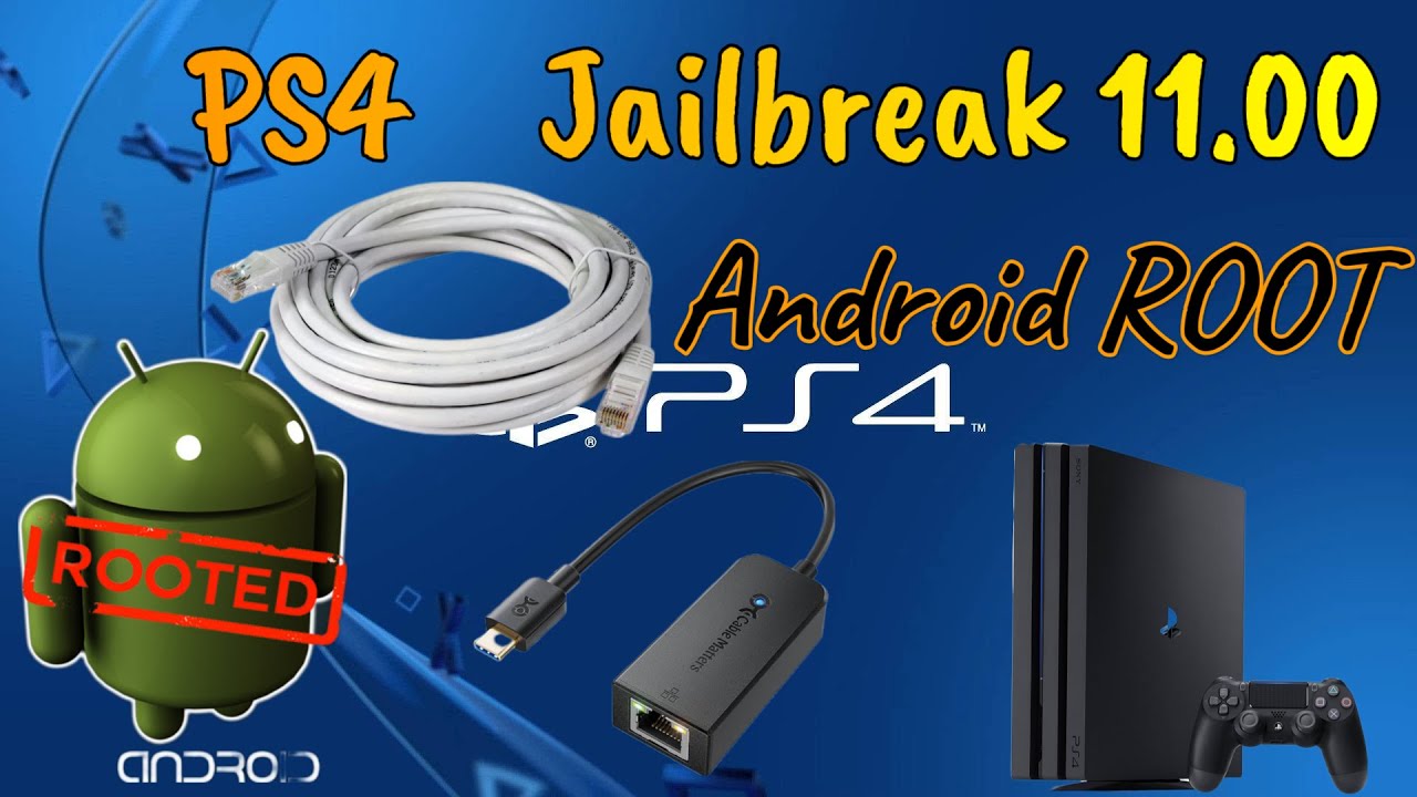 JAILBREAK PS4 11.00 CON CELULAR ANDROID ROOT