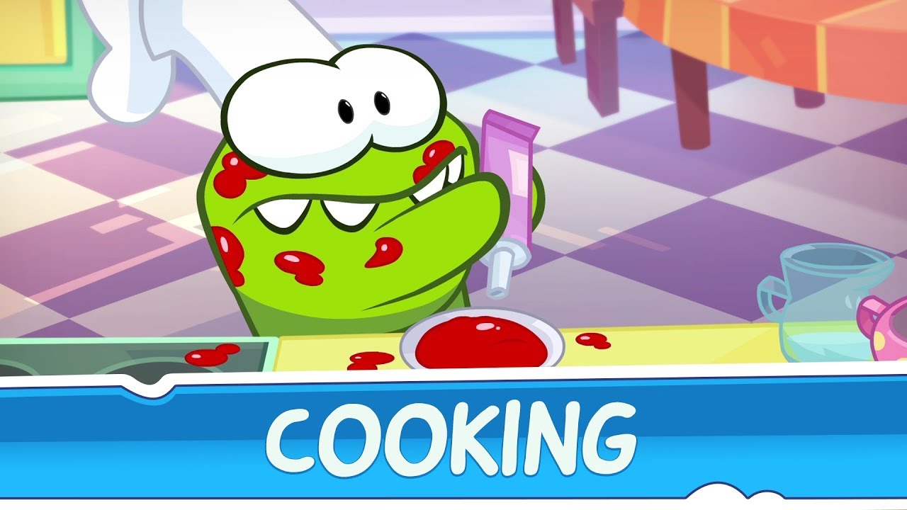Om Nom Stories: Video Blog - Cooking (Cartoons for Children) | Cartoons for Kids