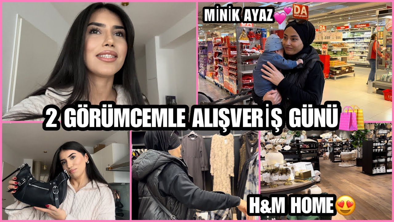 BANA HEDİYE ALDILAR🛍️DOLU DOLU AVM GEZİSİ🥰NELER ALDIK⁉️H&M HOME YENİ MAĞAZA😍 - GÜNLÜK VLOG