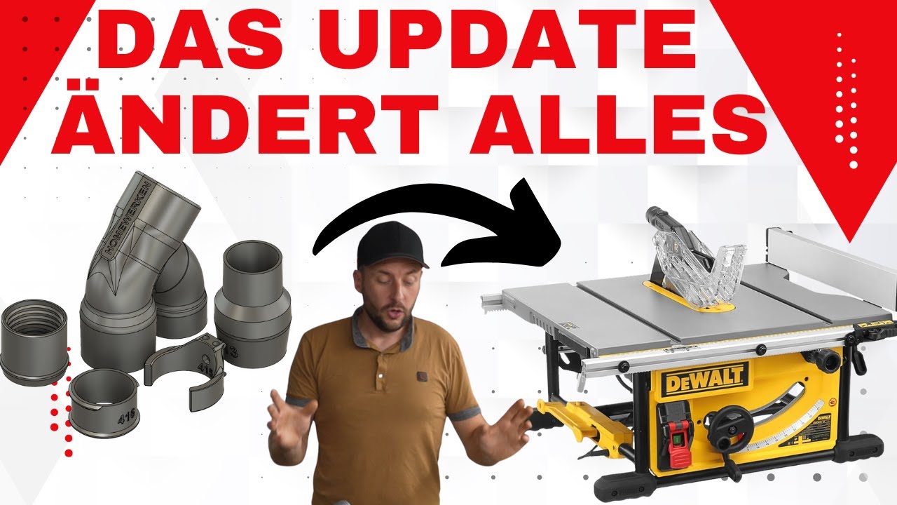 Verbesserungen der DeWalt 7492 Absaugung