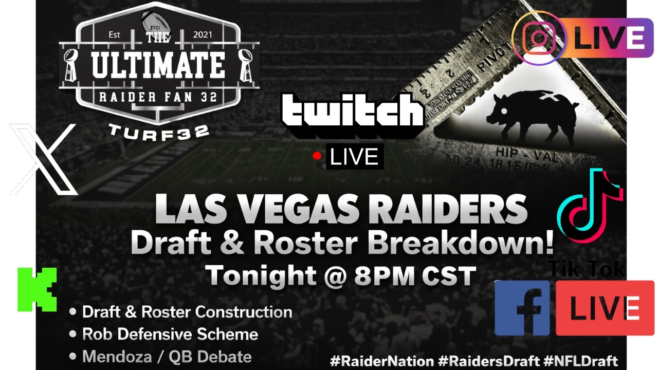 👉 RAIDERS DRAFT SHAKEUP?! 💥 QB1 DOUBTS + Defensive Identity Finally Taking Shape | LIVE