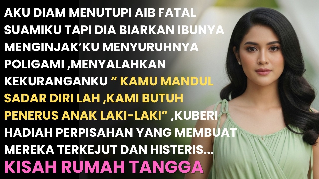 KU TUTUP AIB SUAMI TAPI DIA BIARKAN IBUNYA MENGINJAK DAN MENGHINAKU,,HADIAH DARIKU BUAT DIA SYOK...