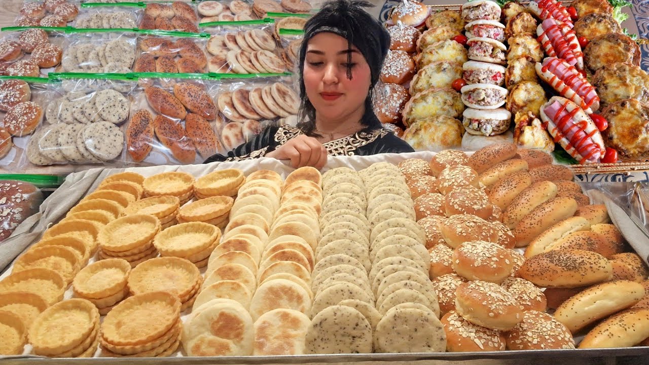 إيوة هانا يالالة💃جبتليك العجينة لي غاتهنيك فرمضان👌تشكيلة من عجينة واحدة😋حشوات سريعة💰ثمن البيع