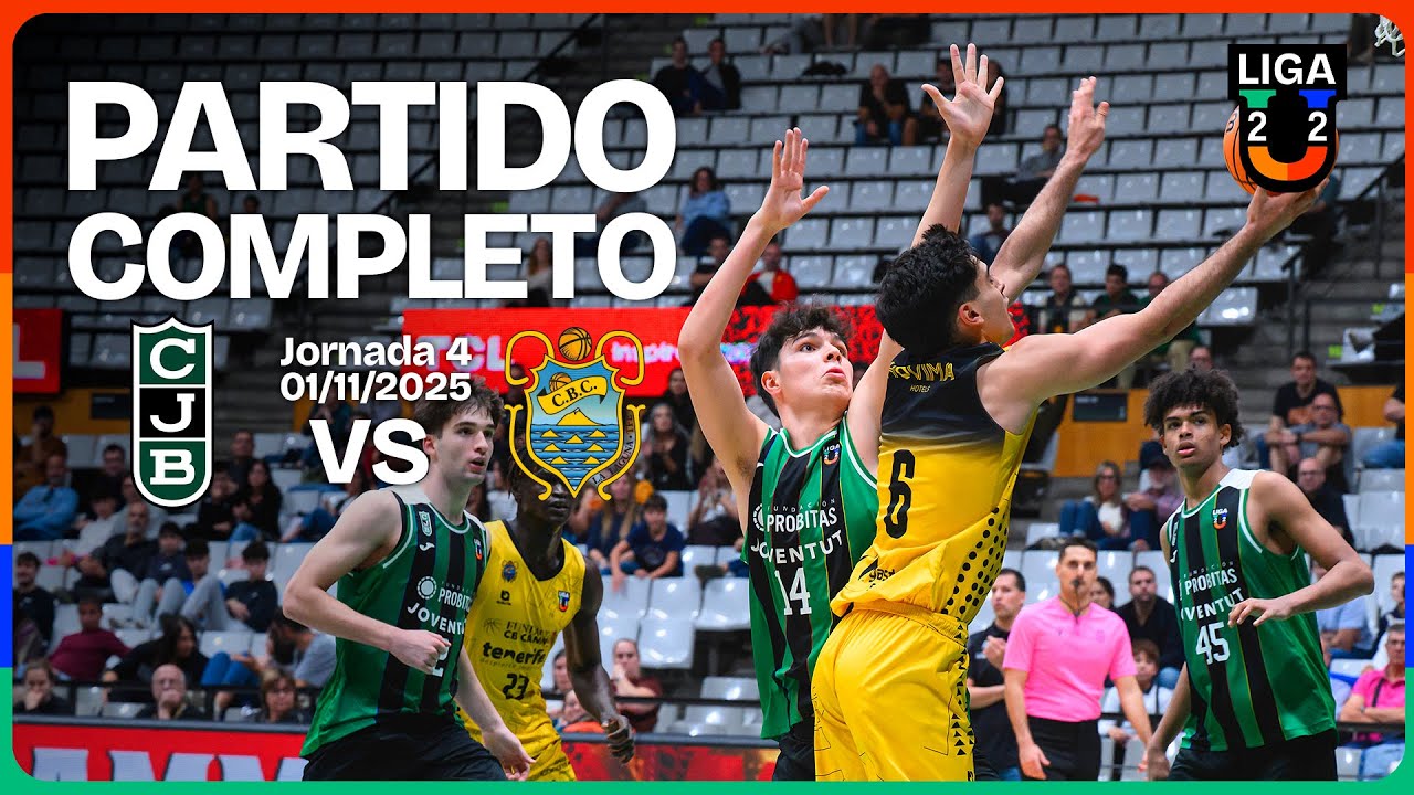 Partido completo: Joventut de Badalona – Fundación CB Canarias | Grupo A | Liga U 2025-26