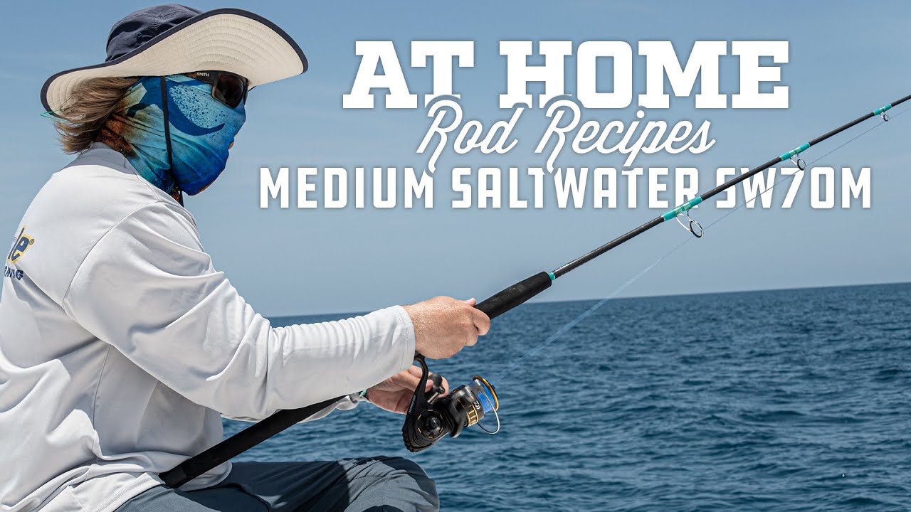 MHX Medium Saltwater SW70M Spinning Rod | Mud Hole CUSTOM ROD RECIPES | Handles Snapper & More