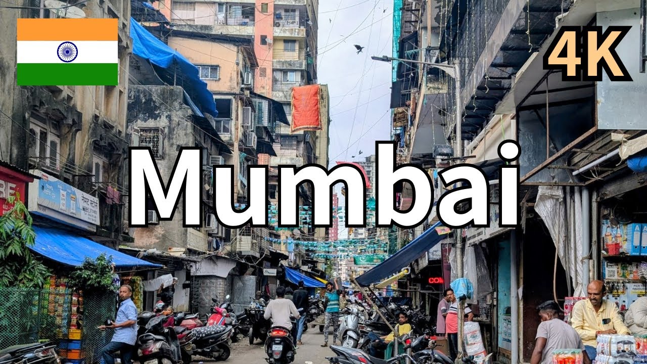 【Mumbai / Bombay Walk 4K】Walking from CSMT to Gateway of India & Taj Mahal Hotel｜Mumbai Street Tour