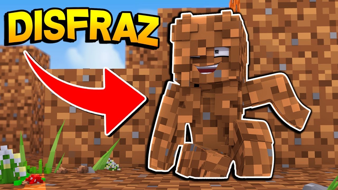 ME DISFRAZO DE TIERRA ~ MINECRAFT (ESCONDITE)