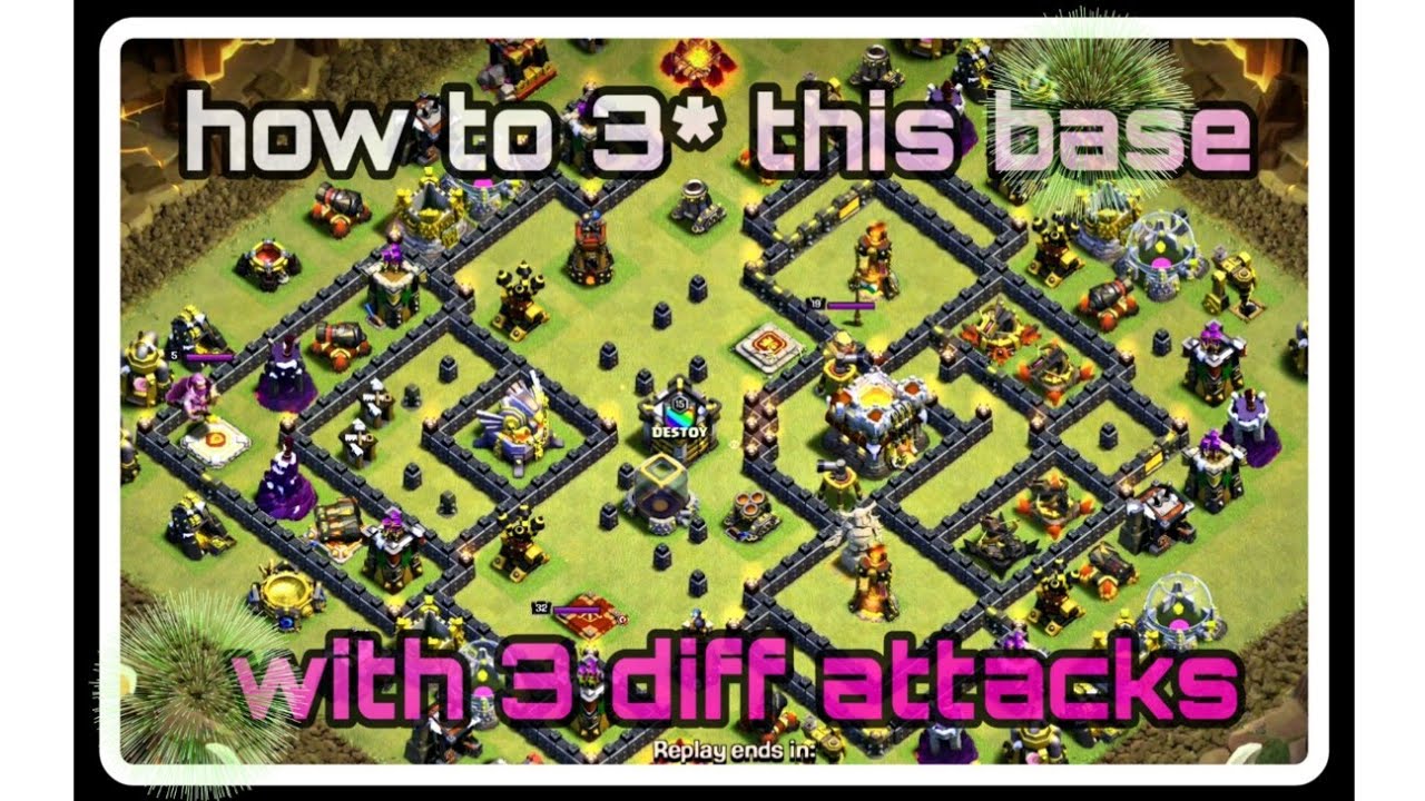 🛡️Most popular TH11 war base/ How to three star this base?