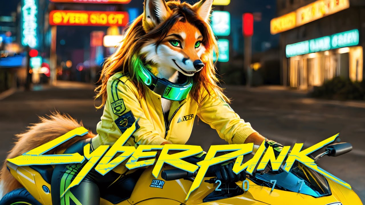 Cyberpunk 2077: Призрачная свобода с Wolfmks Female Furry Fox #28
