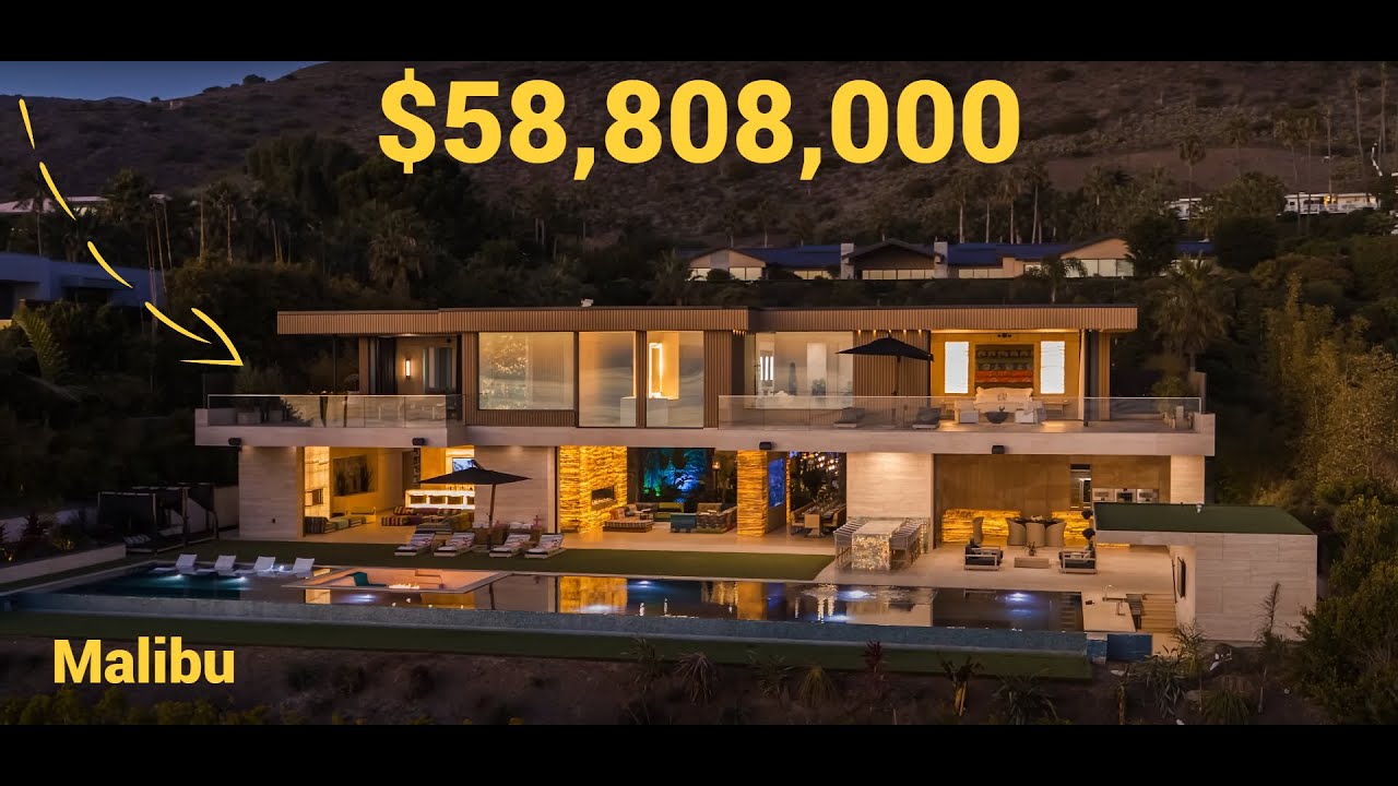 Modern and Very Beautiful MEGA MANSION in Malibu - Mansion Tour