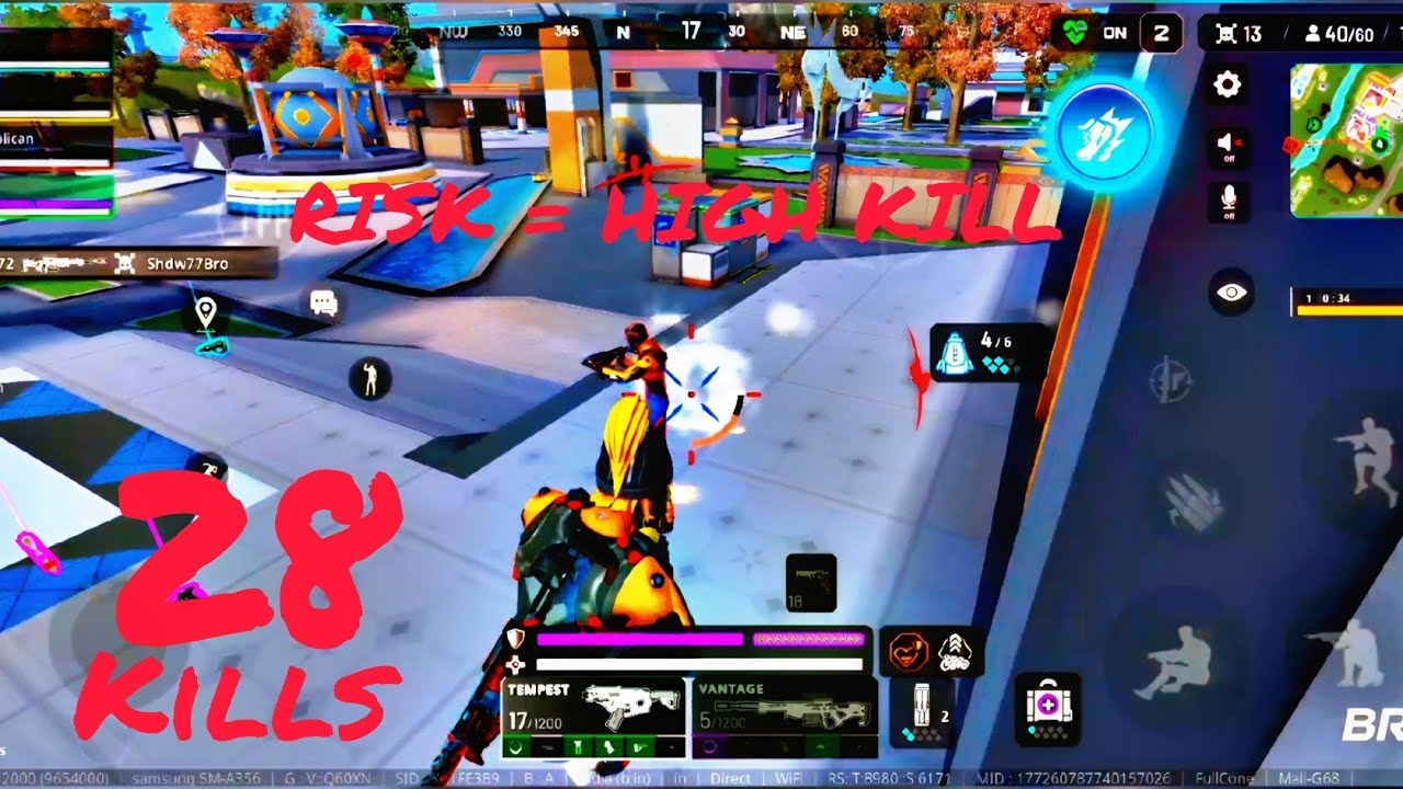 Risk = High Kills 💀 28 Elims in One Match! | INDUS BR 