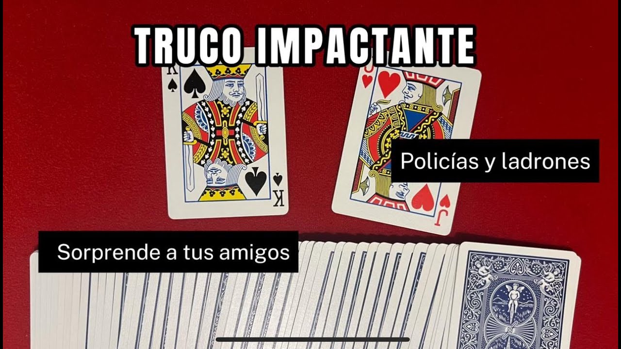 Sorprendente Truco de Magia con Historia: El Policía y el Ladrón | Truco Fácil para Impresionar