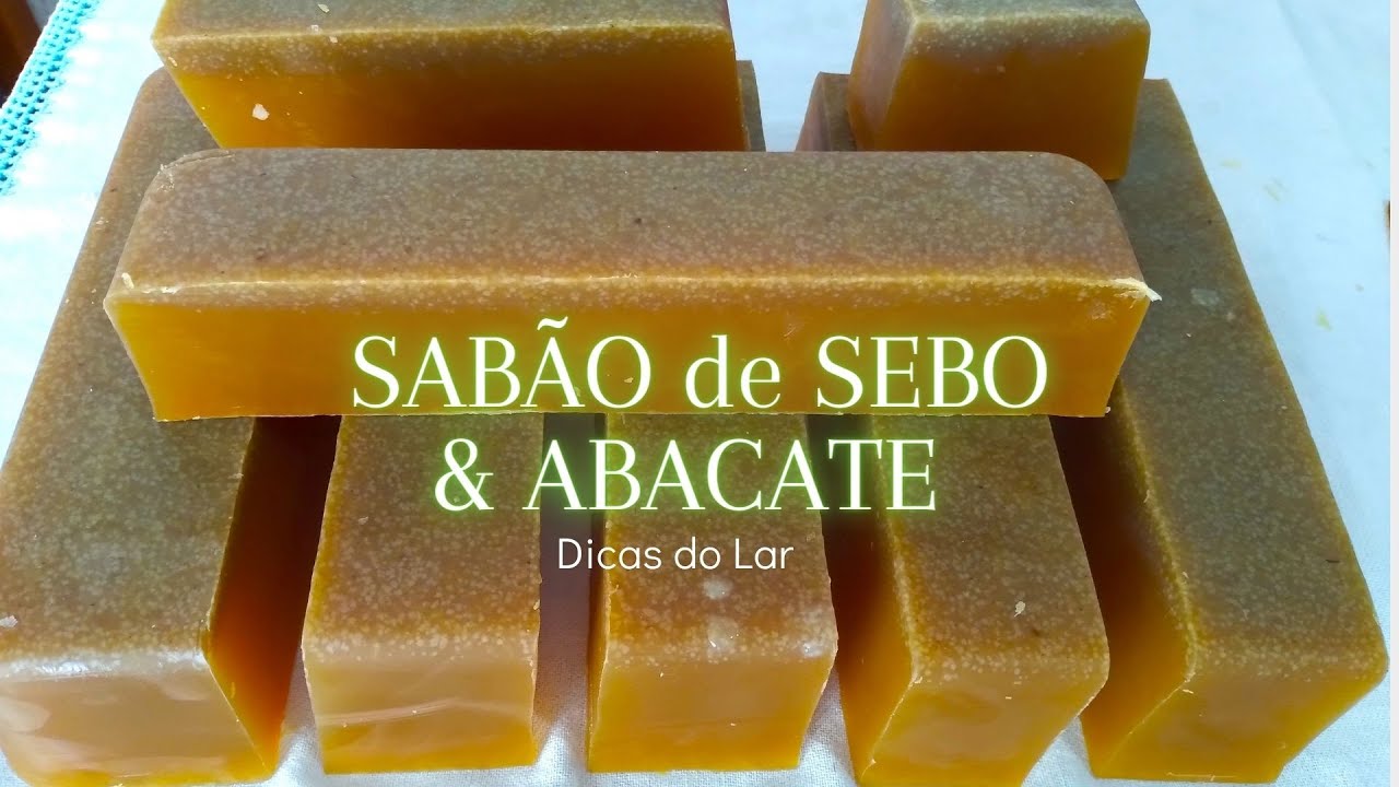 SABÃO DE SEBO E ABACATE