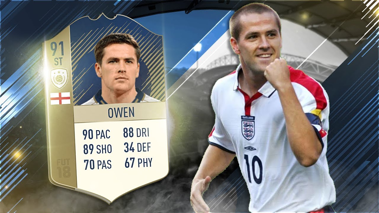 FIFA 18 Prime Icon Owen Review - 91 Icon Michael Owen Player Review - Fifa 18 Gameplay