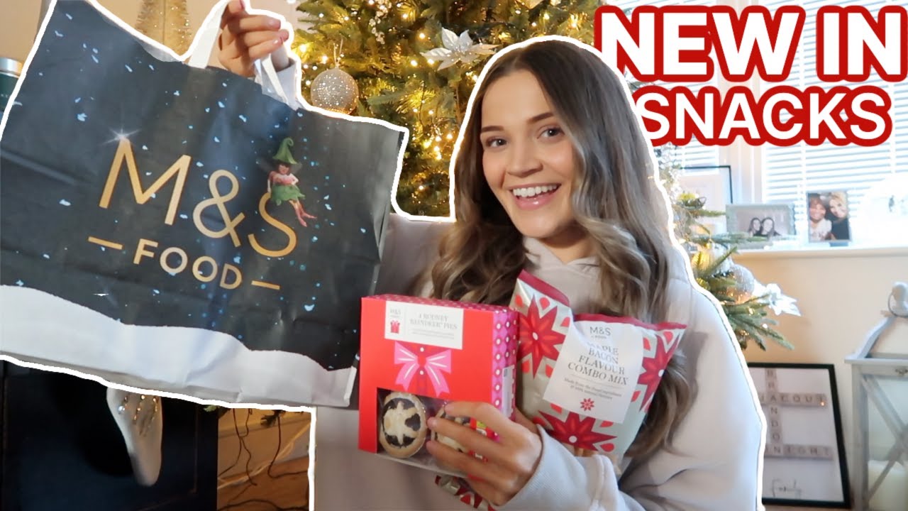 TRYING M&S NEW IN *CHRISTMAS* SNACKS
