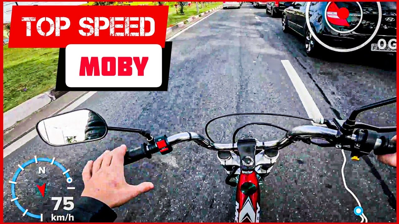 Incr&iacute;vel ! TOP SPEED BIKELETE Moby 4 tempos olha a velocidade que ela chegou. ⚙️🛰️