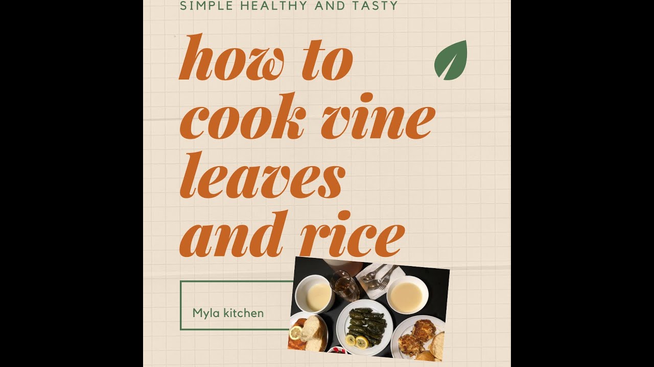 How to make vine leaves stuffed rice (Yaprak Sarma)