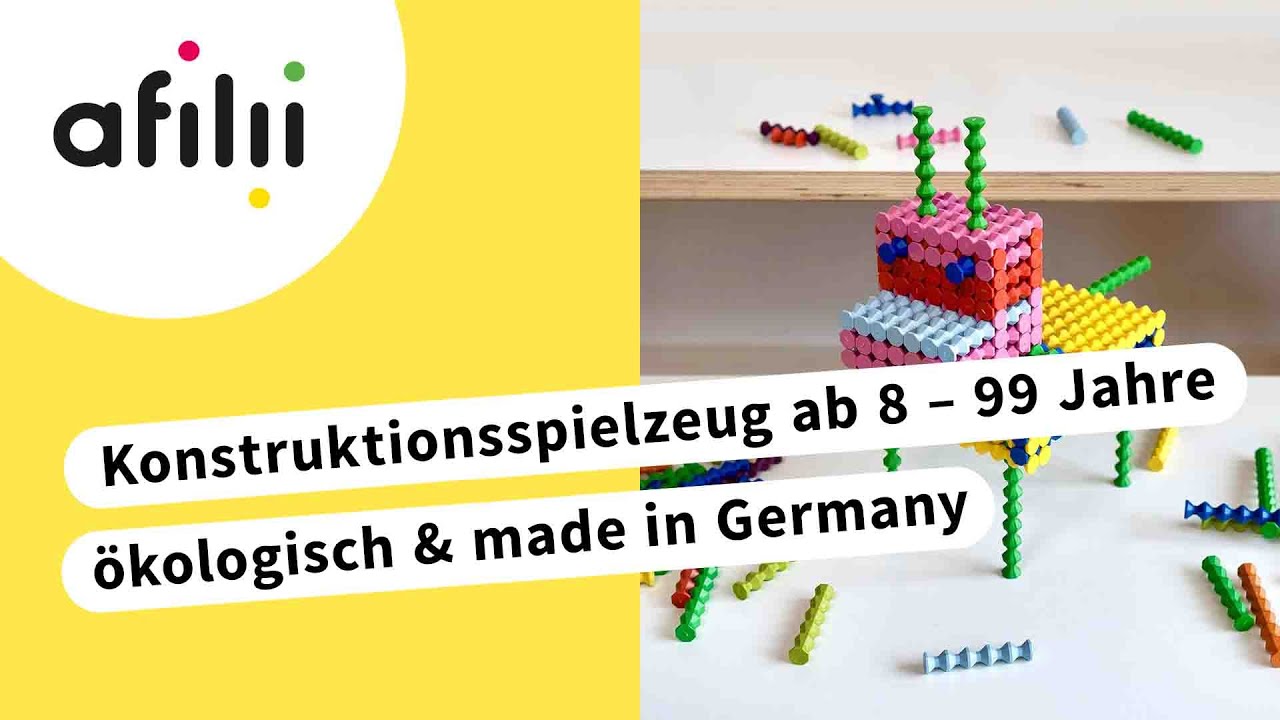Konstruktionsspielzeug ab 8 Jahren: Klicksticks von Minu Maju