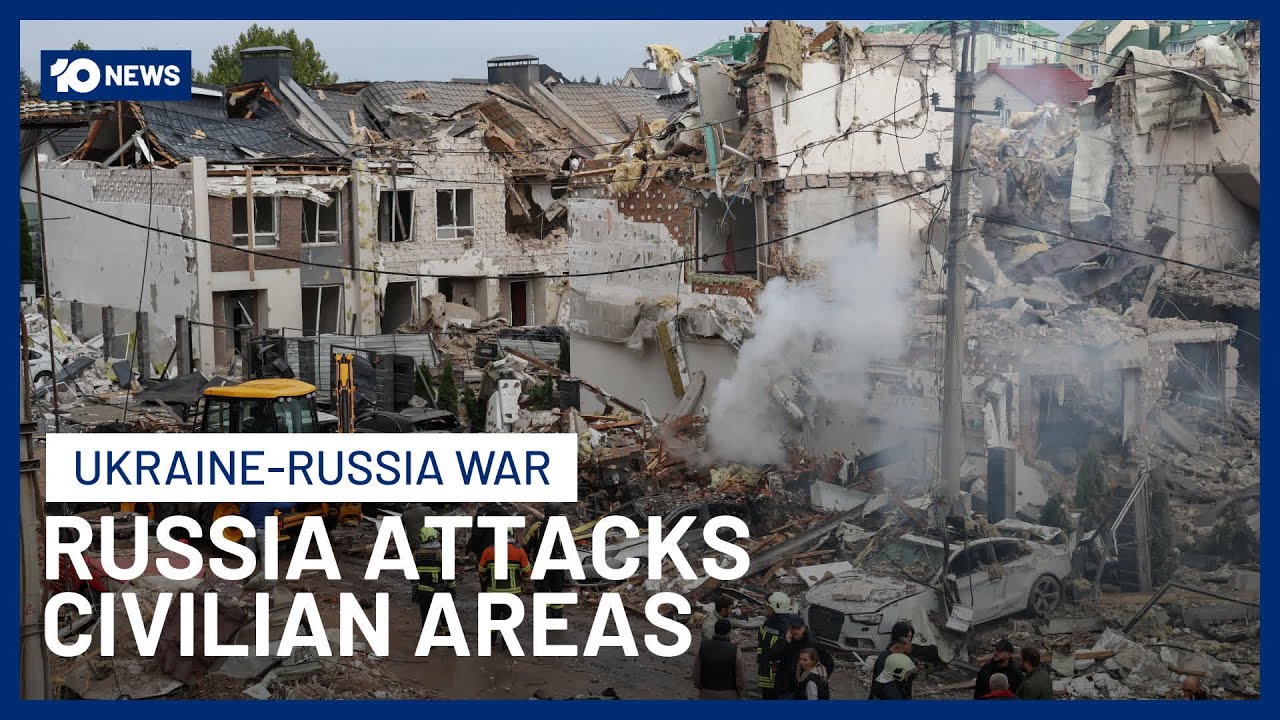 Russia Unleashes Heavy Bombardment On Ukrainian Residential Areas, Killing Four | 10 News