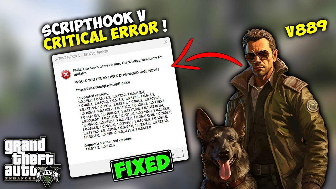 How to Fix ScriptHook V Critical Error in GTA 5 Enhanced Edition (June 2025 Update)