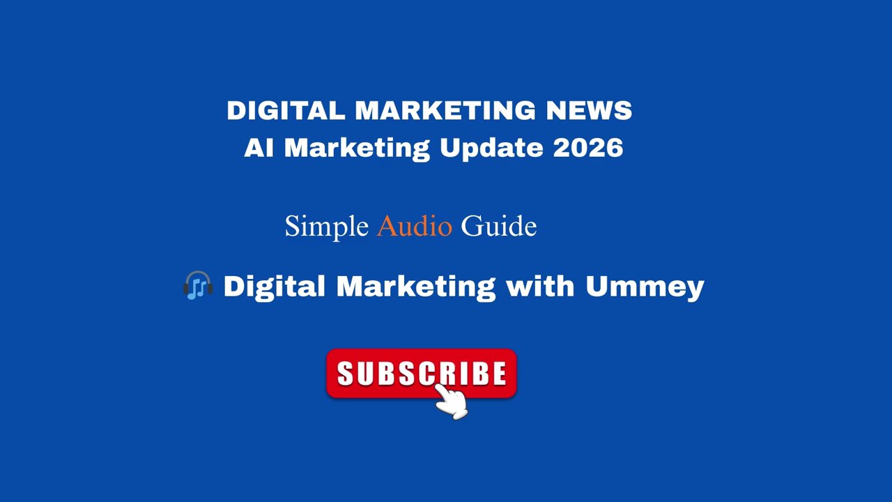 AI Marketing Update 2026 | Latest Digital Marketing News You Must Know#english #digitalmarketing #ai