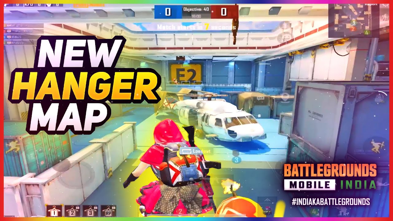 New hanger map is here | hanger tdm map | hanger map Pubg Mobile | hanger map gameplay Pubg Mobile..