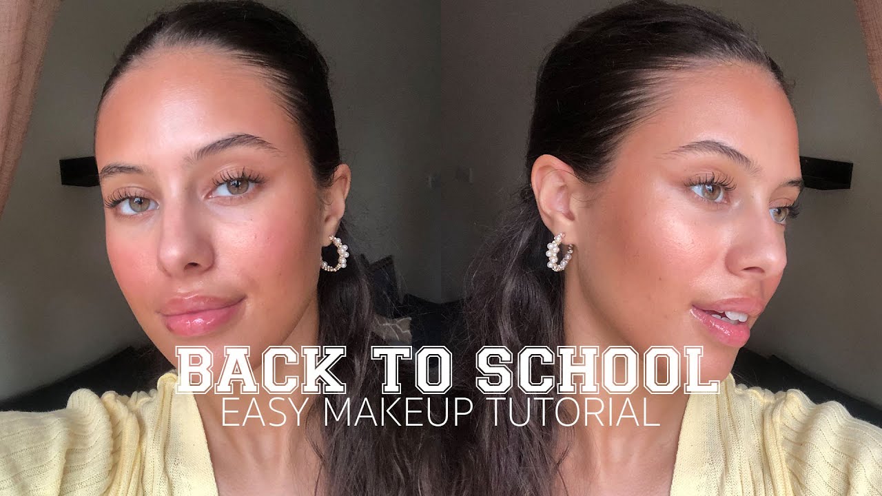 EASY BACK-TO-SCHOOL MAKEUP TUTORIAL (NATURAL) | Jessica Pimentel