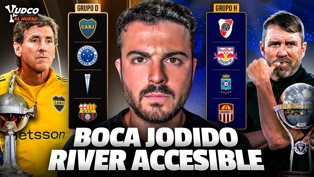 Mi ANÁLISIS del Sorteo de la Copa Libertadores y Sudamericana 🏆 Boca COMPLICADO y River FÁCIL