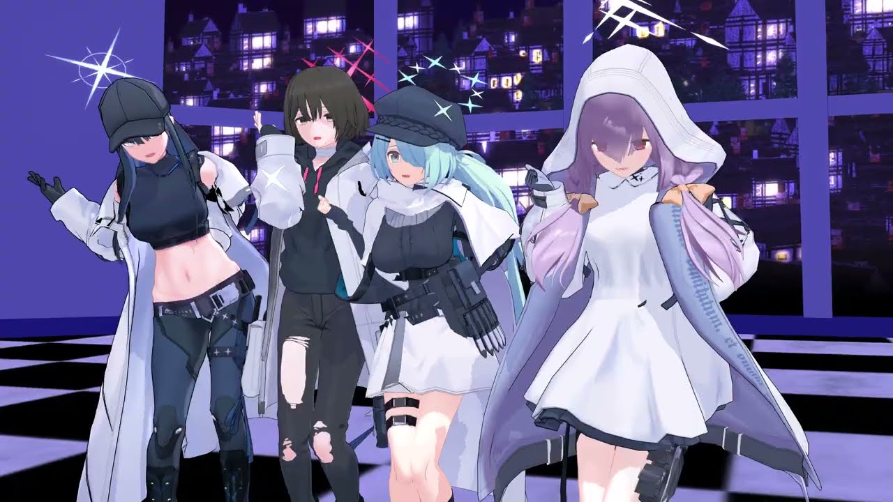 【Blue Archive /ブルーアーカイブMMD】Bad ∞ End ∞ Night 　アリウススクワッド