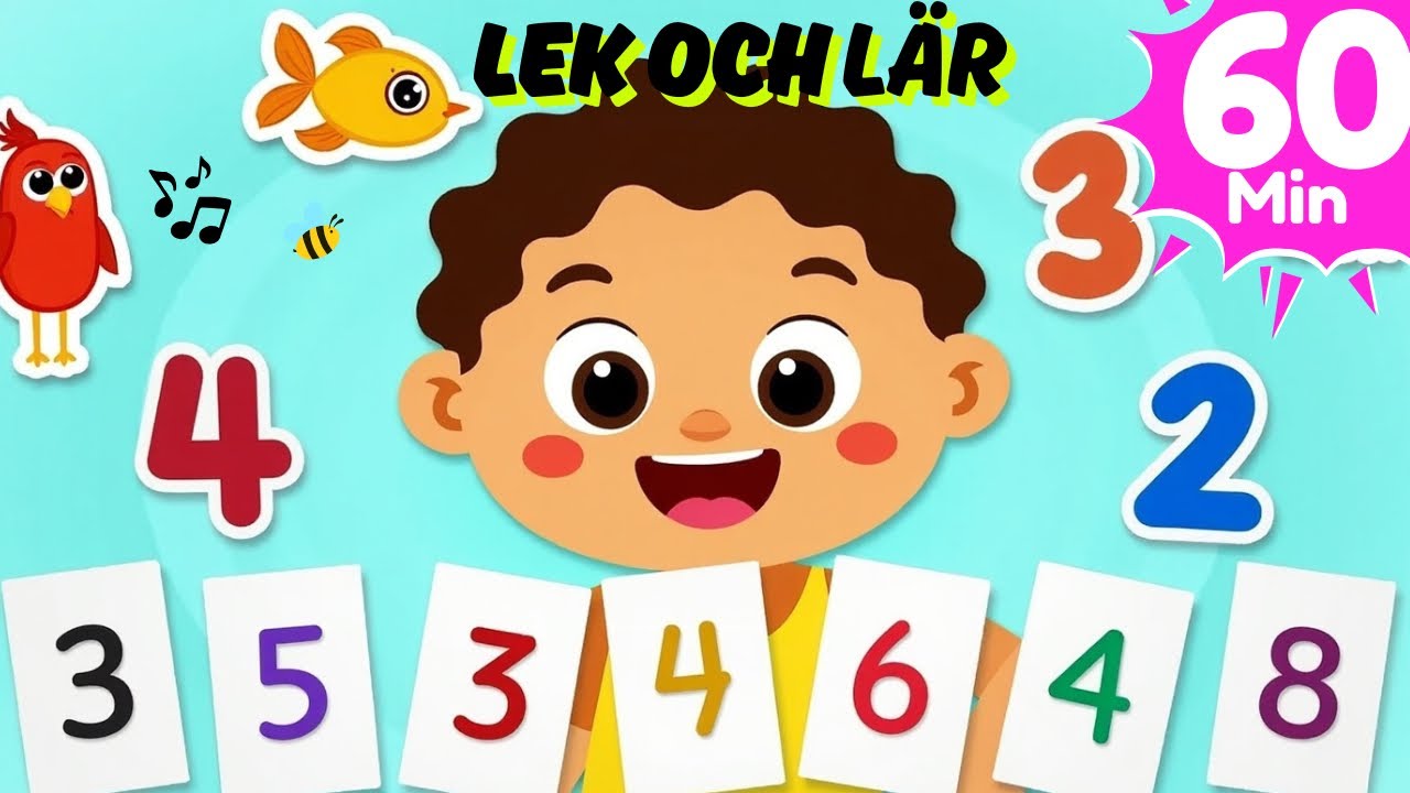 Lek och Lär | ABC, Ord, 123, Färger och Sång – BarnPedagogik