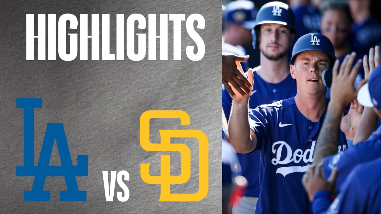 Spring Training Highlights - Dodgers vs Padres (Feb 22, 2026) 
