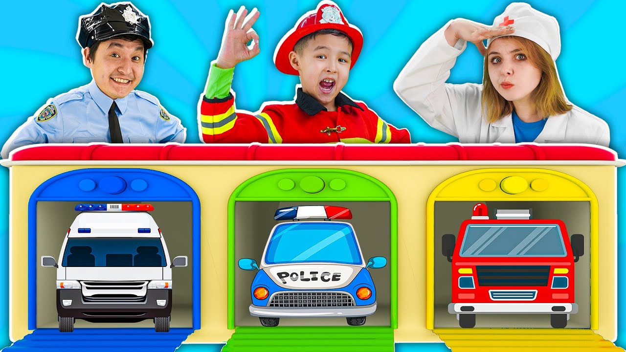 Painting Vehicles - Magic Garage Song | Wheels On the Bus | Nursery Rhymes & Kids Songs