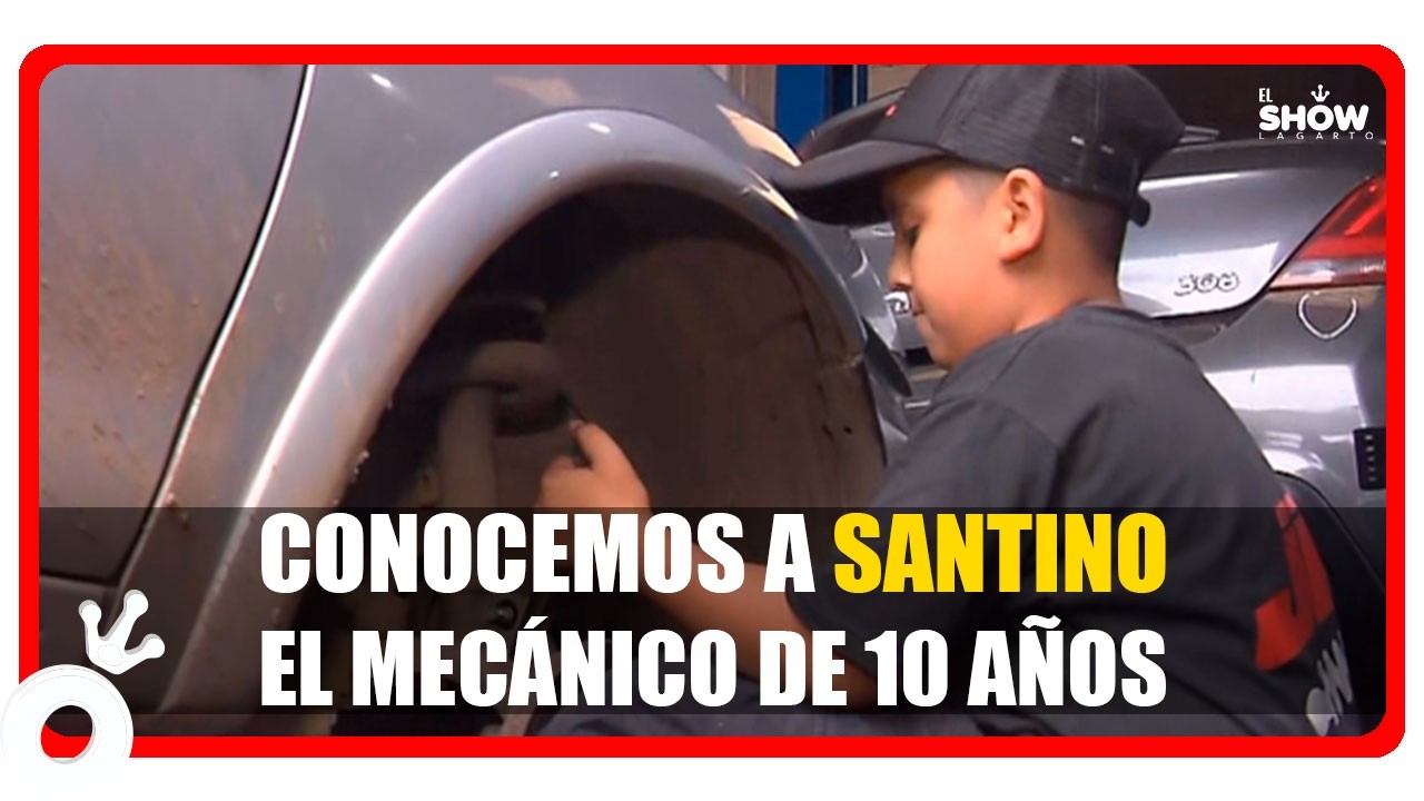 Tiene 10 años y ya repara autos: Santino, el pequeño genio que sueña con ser ingeniero mecánico
