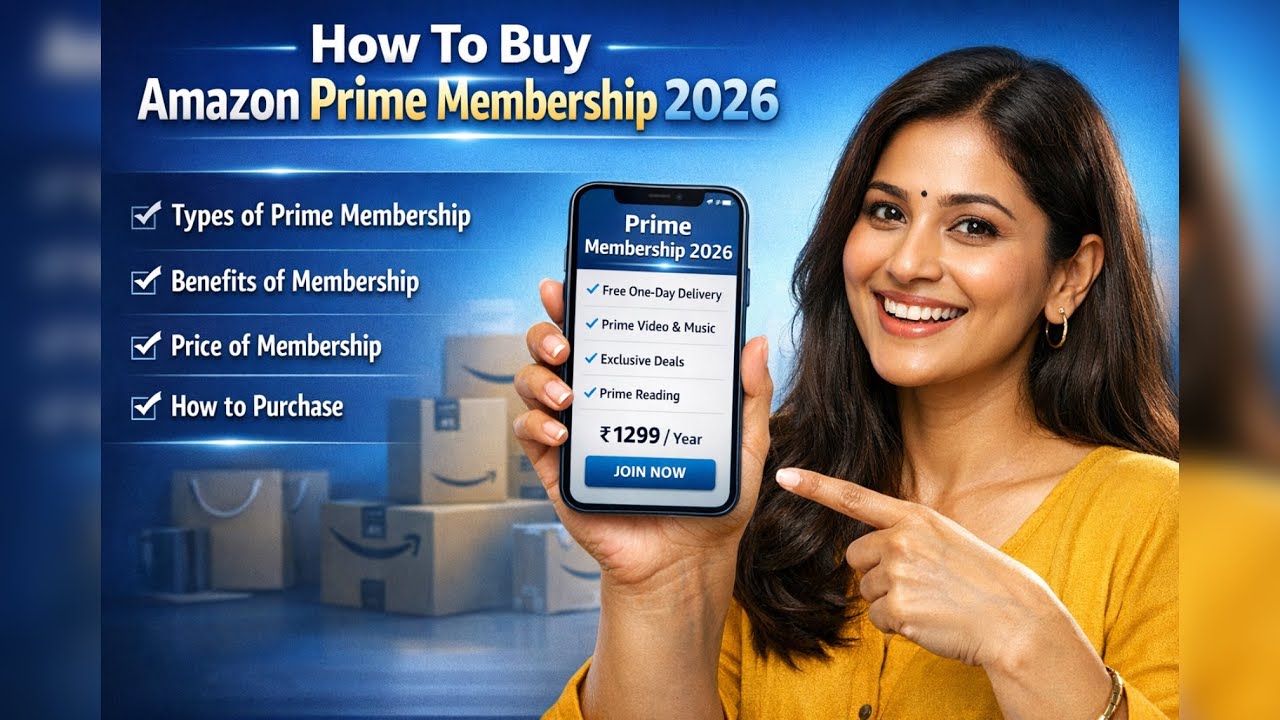 How To Buy Amazon Prime Membership 2026 | Step-by-Step Guide, Price, Benefits & Plans (India)